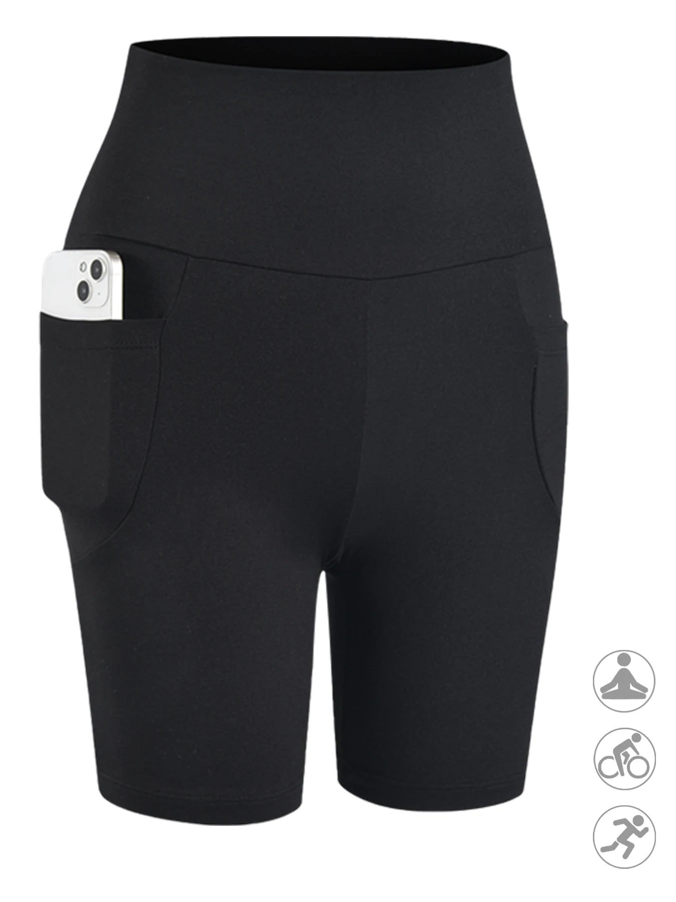 טייץ רכיבה קצר Seamless · כיס נסתר