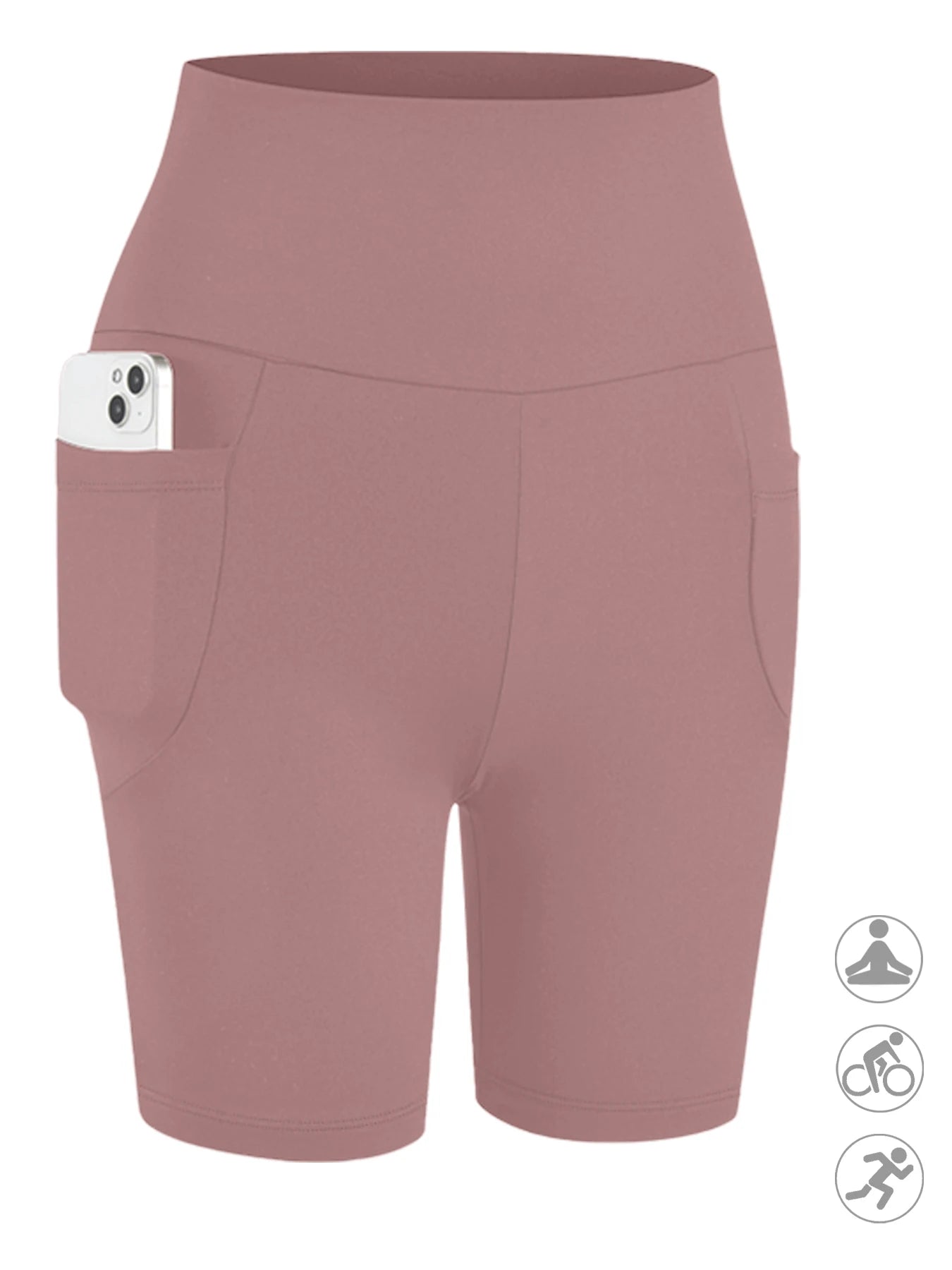 טייץ רכיבה קצר Seamless · כיס נסתר