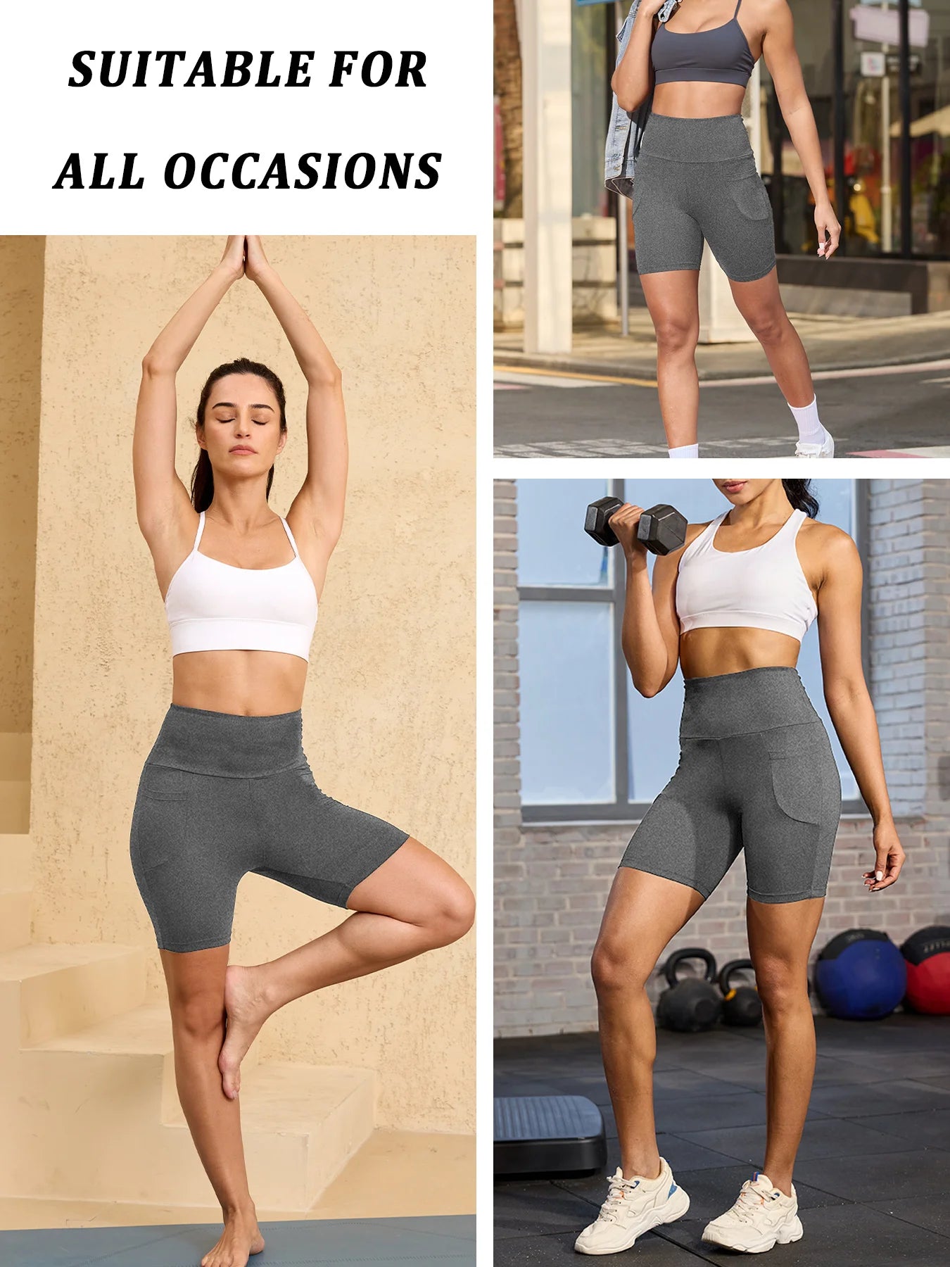 טייץ רכיבה קצר Seamless · כיס נסתר
