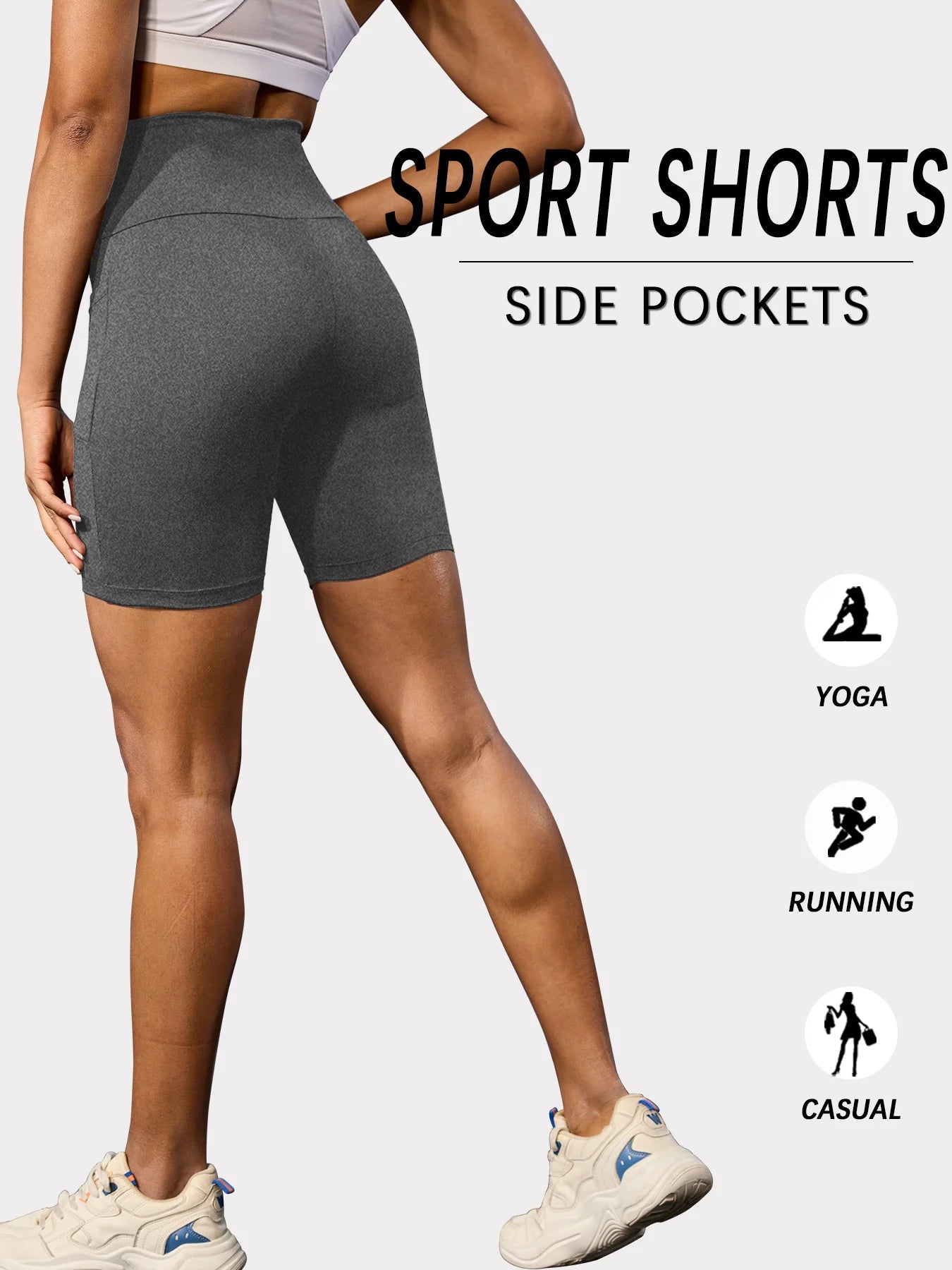 טייץ רכיבה קצר Seamless · כיס נסתר