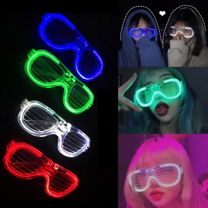 משקפי LED תריס · Rave