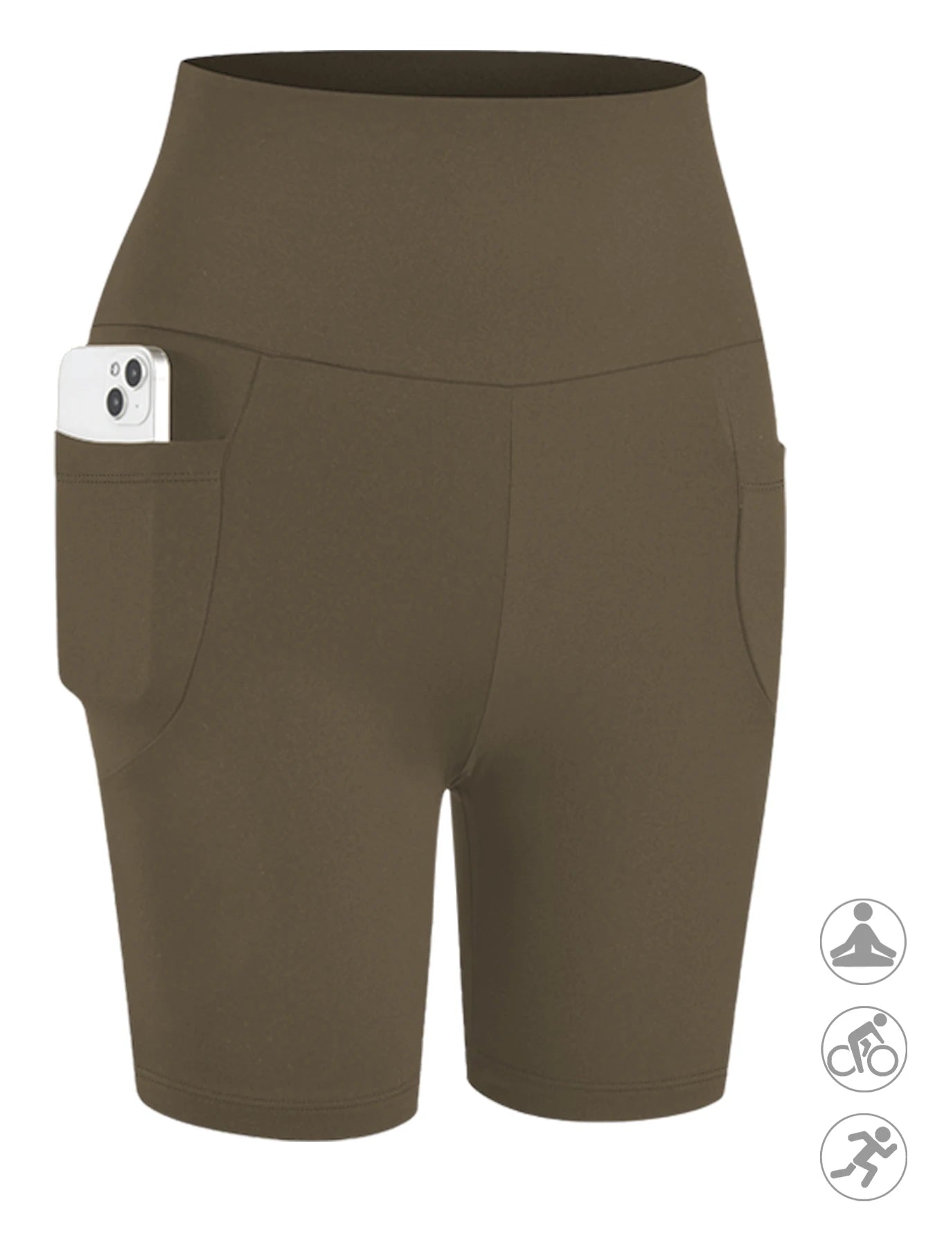 טייץ רכיבה קצר Seamless · כיס נסתר