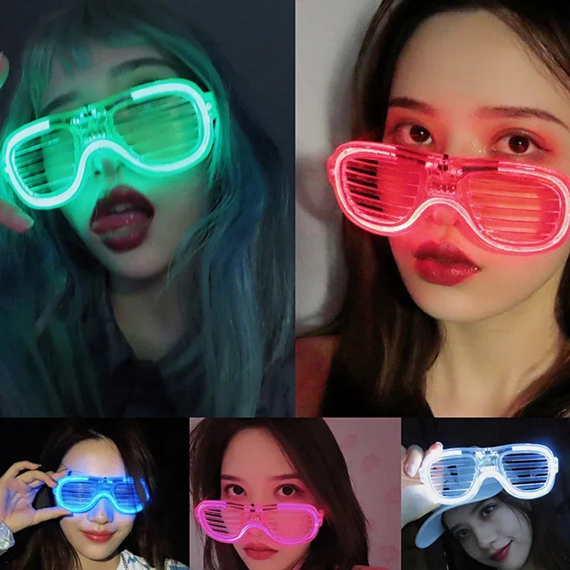 משקפי LED תריס · Rave