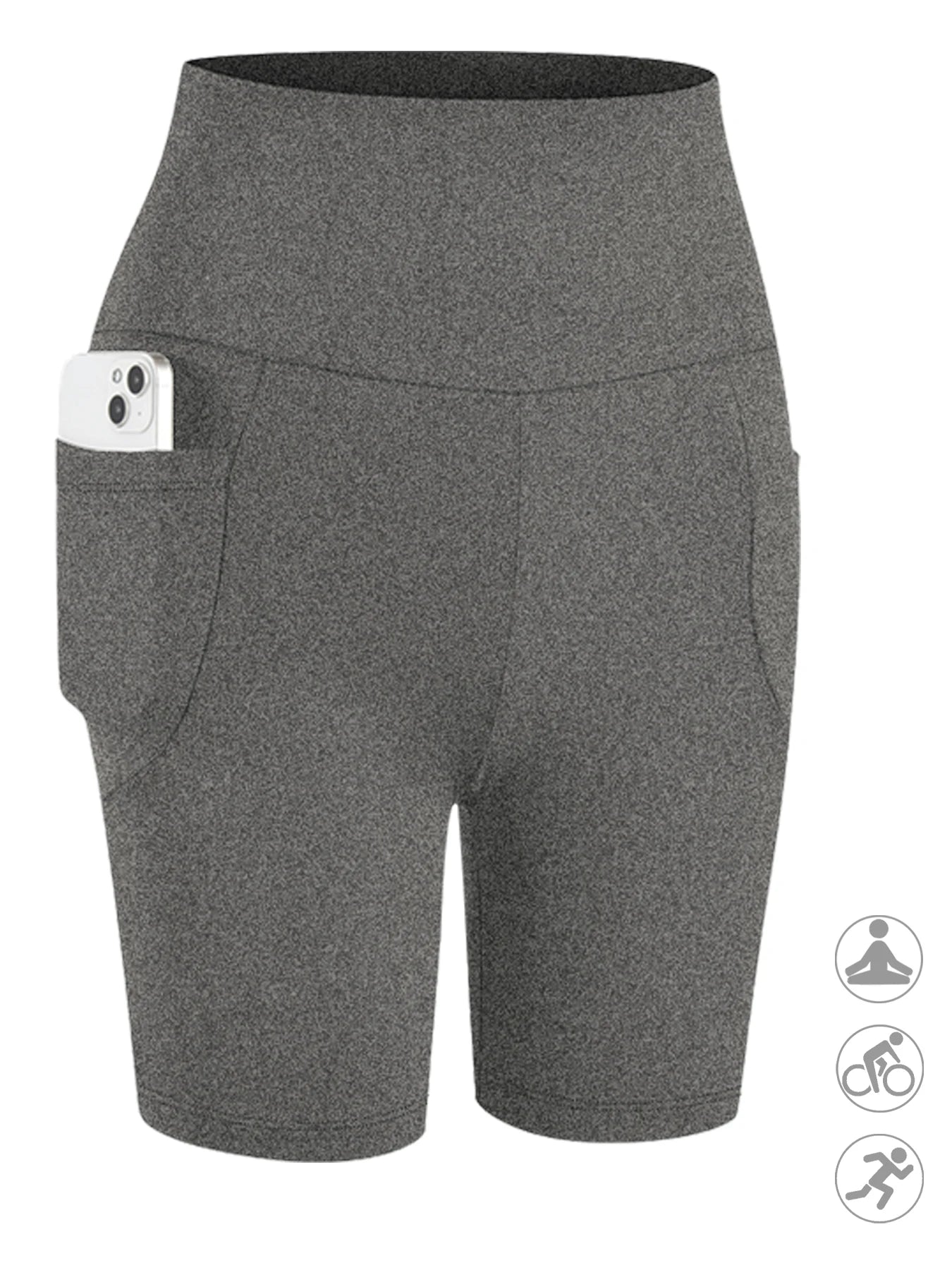 טייץ רכיבה קצר Seamless · כיס נסתר