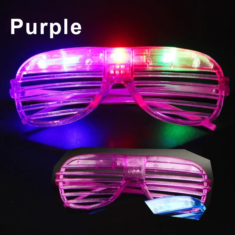 משקפי LED תריס · Rave