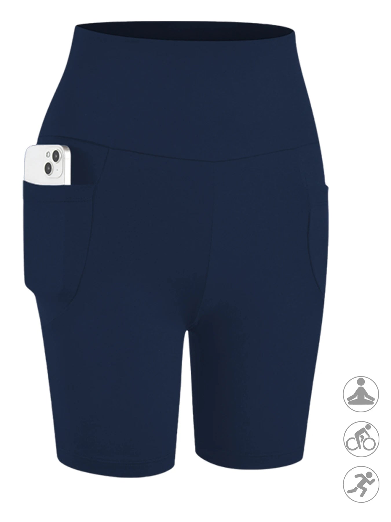טייץ רכיבה קצר Seamless · כיס נסתר